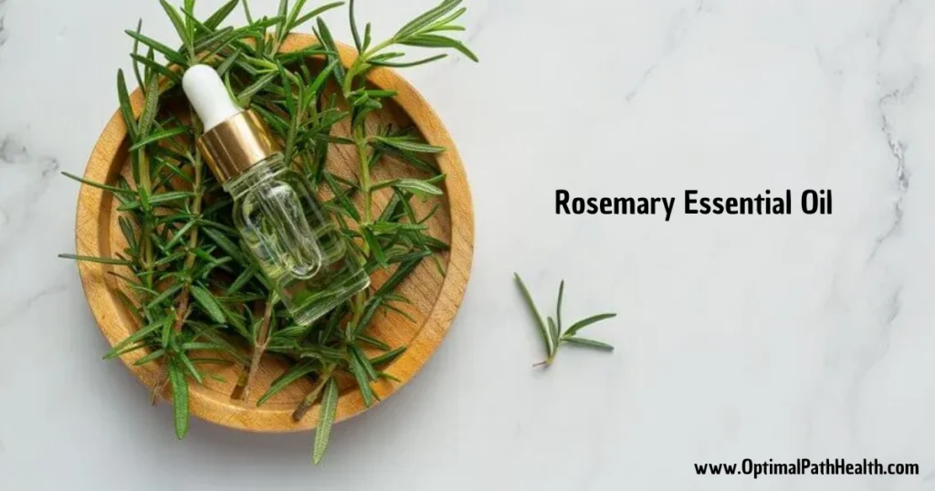 Rosemary essential oil diffuser with steam