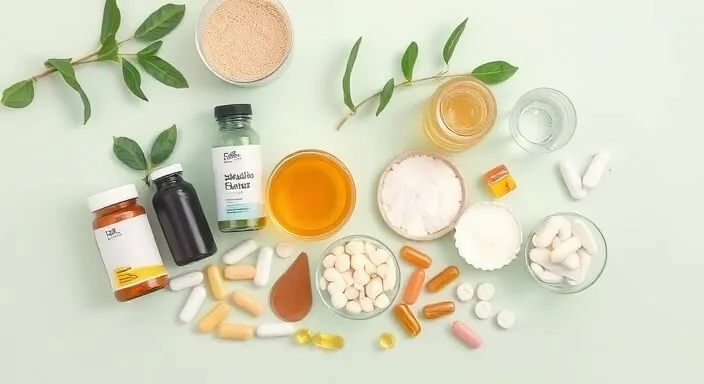 A selection of supplements, including capsules and powders, emphasizing the importance of choosing the right supplements for health support